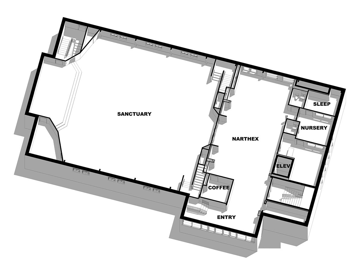 Plan_First-3D-Existing Existing First Floor Plan
