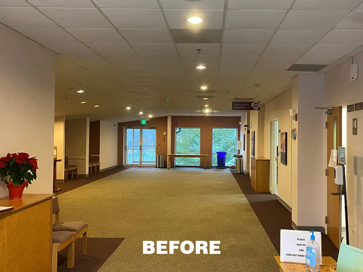 Narthex Interior – Existing Narthex Before