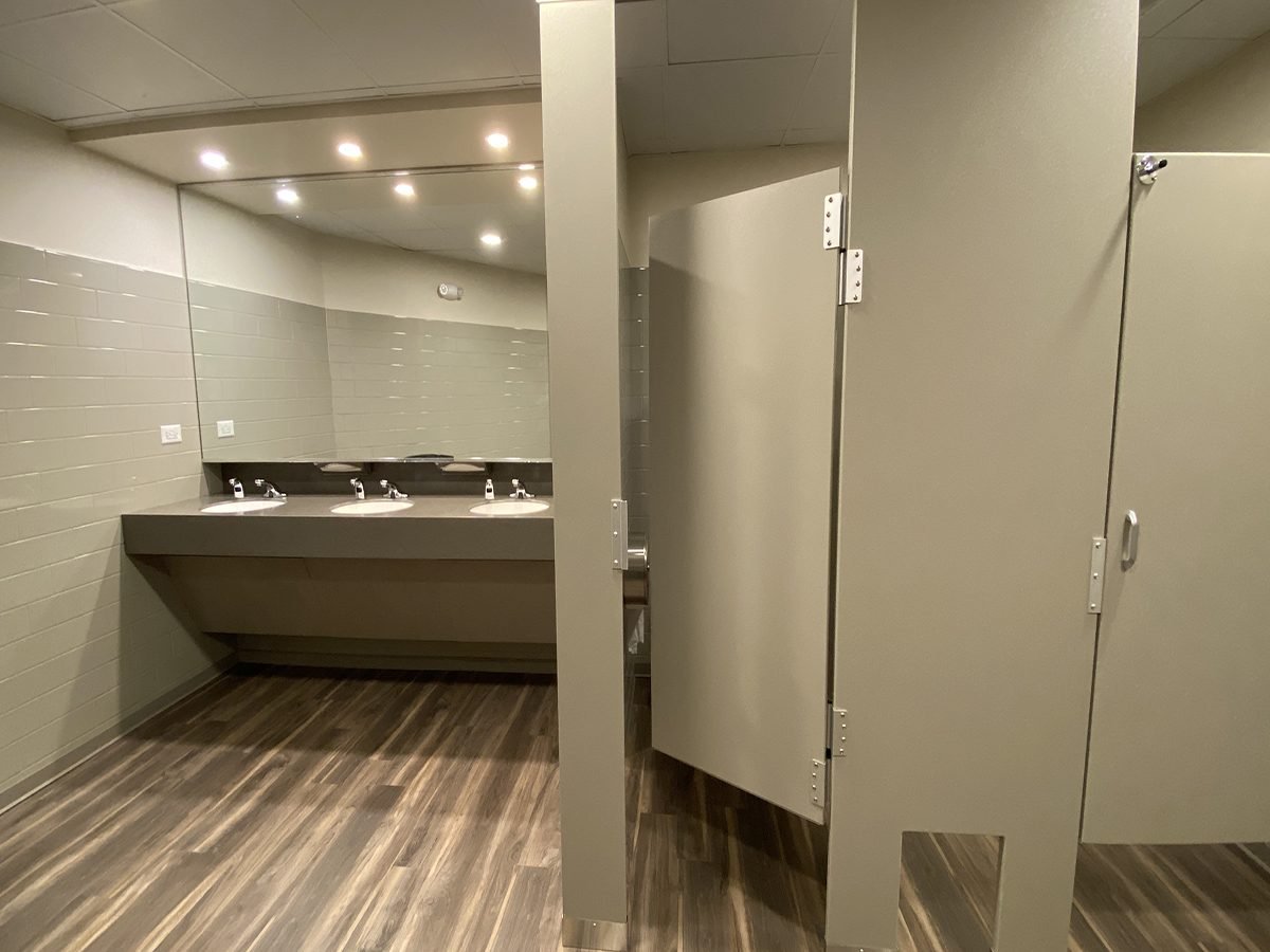 Parish Hall Men's Toilet Room - After