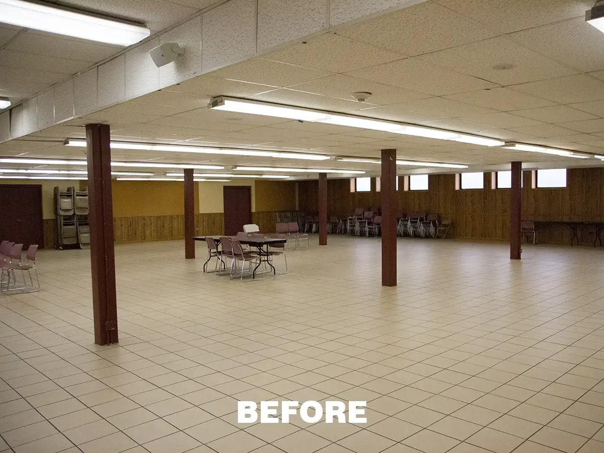 Parish Hall Renovation - Before