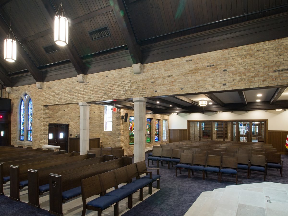 View from pulpit