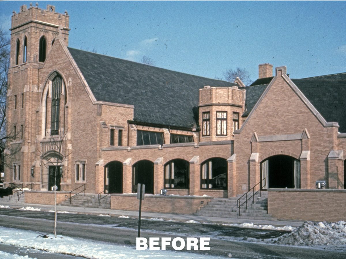 Original 1971 addition that was removed