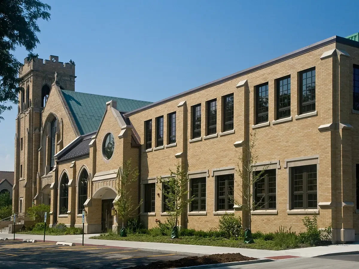 New church entrance & administration addition