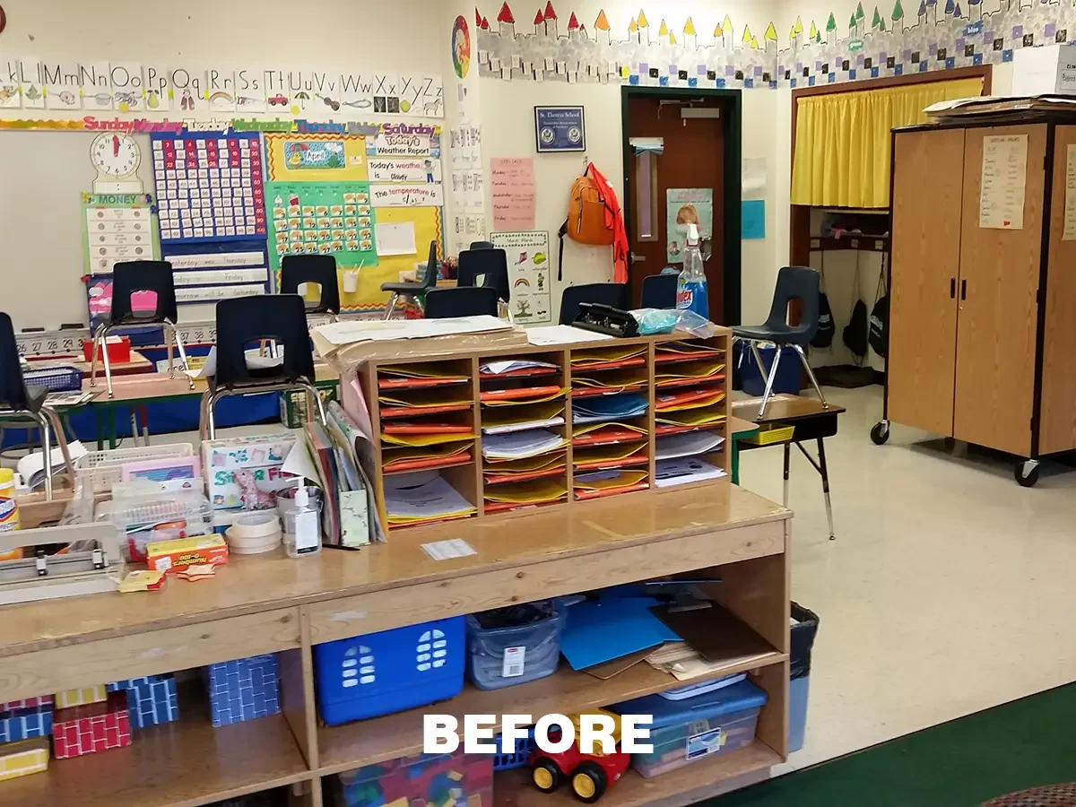 Original Kindergarten Classroom - Before