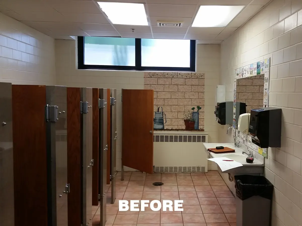 School Toilet Room - Before