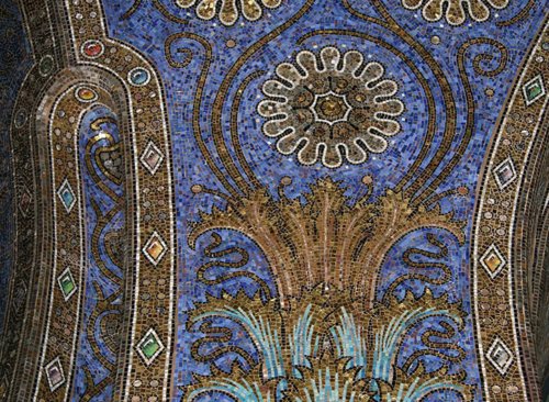 Aachen Cathedral mosaic Aachen Germany